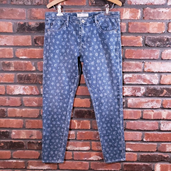 AG + Liberty Art Fabrics Floral Ankle Skinny Jeans - Picture 3 of 7